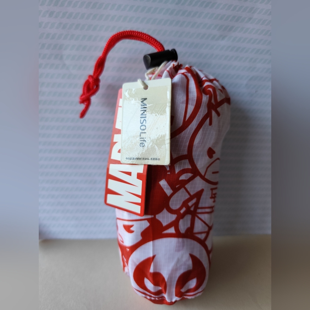 3/$25💙MINISO MARVEL Foldable Bag Red